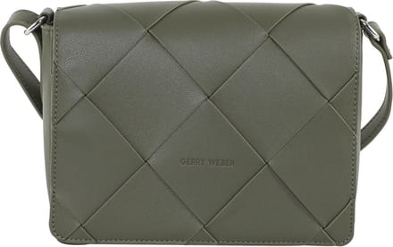 GERRY WEBER Schoudertas Checkers Shoulderbag Shf Khaki Olijfgroen