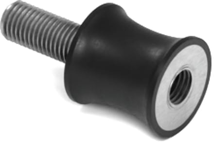 Rubbermagazijn - Tailledemper - Type B/F - 10/8x10mm - M4 - Set 10 stuks