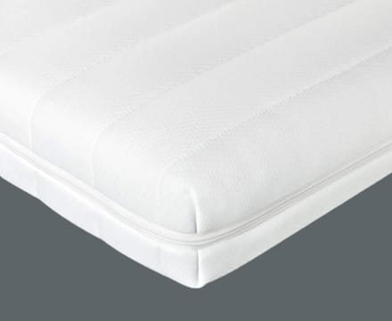Topper matras 100x200 cm - koudschuim - comfort plus tijk - topdekmatras - 5 cm hoog - Gemiddeld