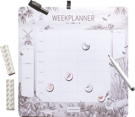 Pimpelmees whiteboard / magneetbord