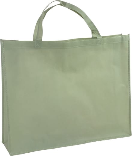 10x Shopper Groen non woven 54x14x45cm
