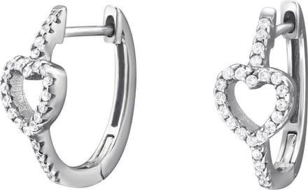 Montebello Oorbellen Nehla - 925 Zilver E-Coating - Hart - 7x15mm