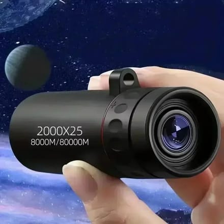 Mini Draagbare 2000x25 HD Monoculaire Telescoop Mobiele Telefoon Telescoop met Houder Kamperen Jagen Vogelspotten Telescoop