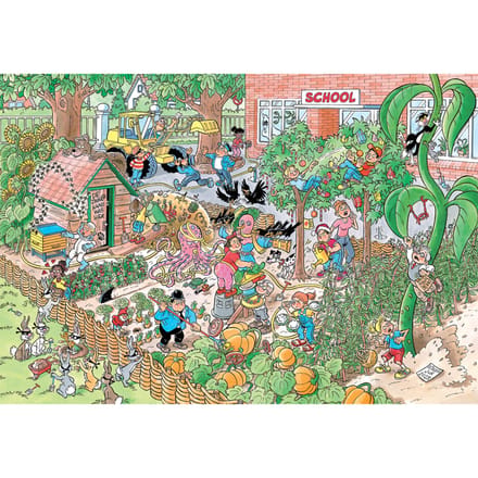 Jumbo Jan van Haasteren Junior 7 De Schooltuin 360 stukjes Kinderpuzzels