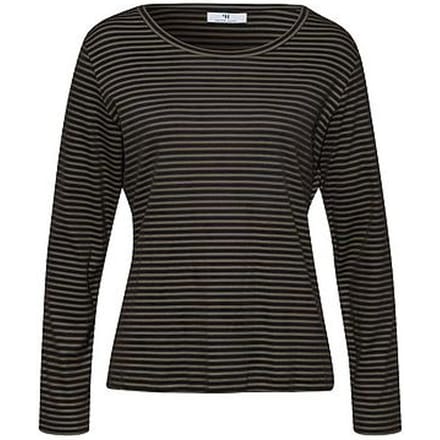 Shirt ronde hals en lange mouwen Van Peter Hahn beige