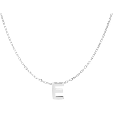 Luxenter Sterling Zilver 925 gerhodineerd collier - Alfabet