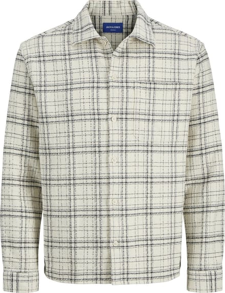 JACK&JONES - JORYORK GRAINY CHECK SHIRT LS - Heren - Overhemden
