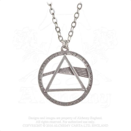 Alchemy Pink Floyd - Dark Side Prism Ketting - Zilverkleurig