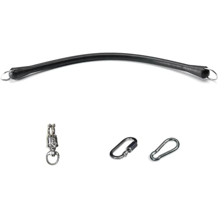 Stabiele rubberen trekstang + ketting Tattini