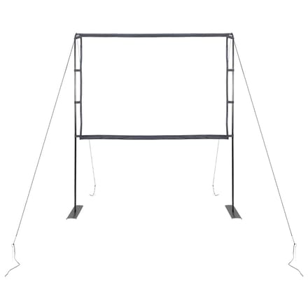vidaXL - Projectiescherm - met - standaards - 84 - inch - 4:3