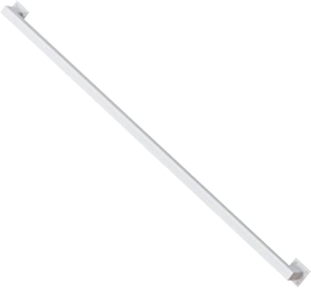 Trapleuning met Beugels - Wandsteun Leuning - Veilig Traplopen - Smeedijzer Gegalvaniseerd - 60cm Lengte - Wit