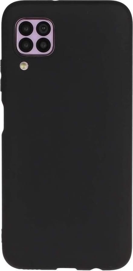 Hoesje Geschikt voor: Huawei P40 Lite - Silicone - Zwart