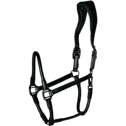 Catago Lederen Halster - Zwart Full