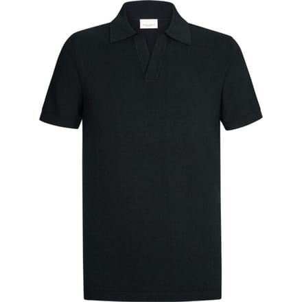 Profuomo poloshirt korte mouw donkerblauw