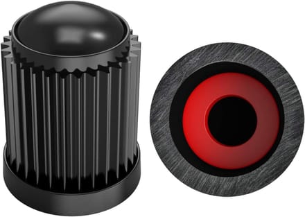 Oneay 30 stuks - Ventieldopjes voor autobanden, plastic ventieldopjes met afdichtingsringen