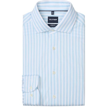 OLYMP Smart Business Overhemd, Modern Fit, Royal Kent, Bleu