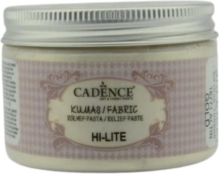 Cadence Textiel Hi Lite Metallic Relief Pasta 150 ml Rood