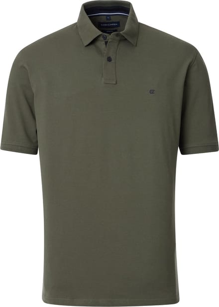 CASA MODA comfort fit heren polo - groen