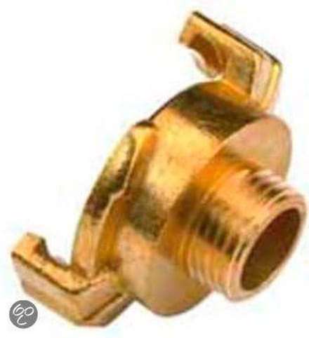 Snelkoppeling 1/2 - 265053 - Messing - Buitendraad: 1/2 inch