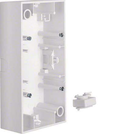Berker Oppervlak mounted housing 2gang s1 Polar wit