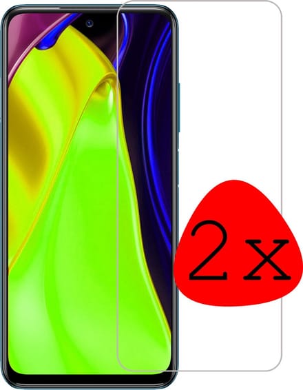 Screenprotector - 2 Stuks Geschikt voor Xiaomi Poco M3 Pro - Extra Sterk - Beschermglas - Gehard Glas - Tempered Glass - Screen Protector