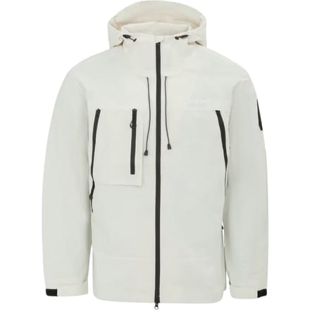 Firetrap Heren Winddichte Hooded Windbreaker (Wit)