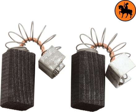 Koolborstelset voor Black & Decker Schuurmachine F228TE - 6,3x8x14,5mm