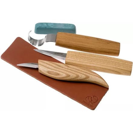 BeaverCraft Upgraded Spoon Carving Set S17 Houtsnijset Met Lepelmes En Tool Roll