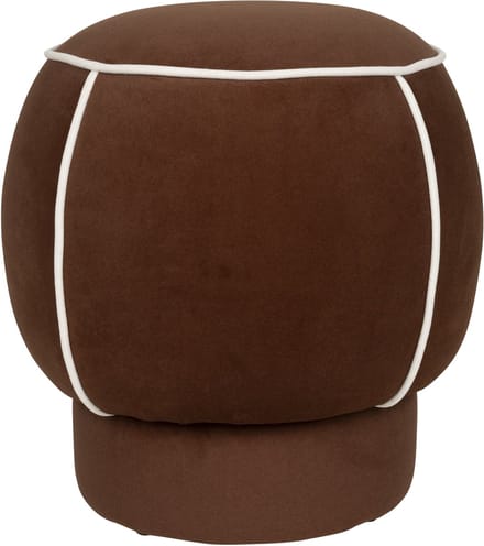 Poef Novel Marina - Rood - 45x45x48 cm