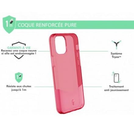 Force Case, Hoesje geschikt voor iPhone 12 Mini - PURE Versterkt, Transparant