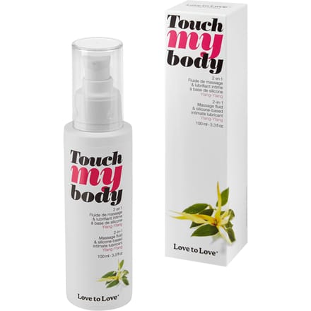 Touch my body Glijmiddel en massageolie in 1 Ylang Ylang
