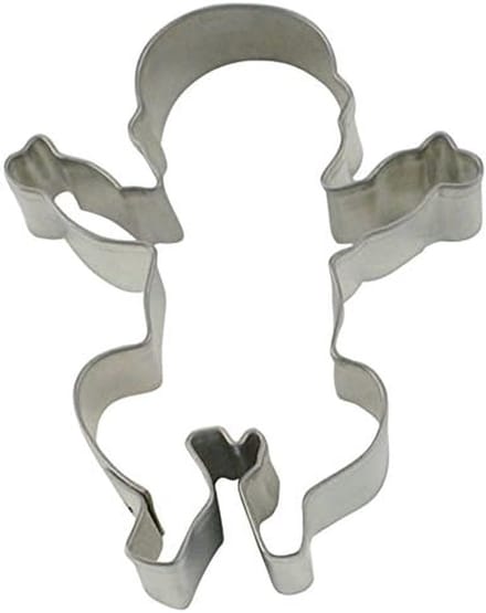 Baby Koekjesvorm - Fondant Uitsteker - Bakken Decoreren - Roestvrij Staal - 55 cm - Zilverkleurig
