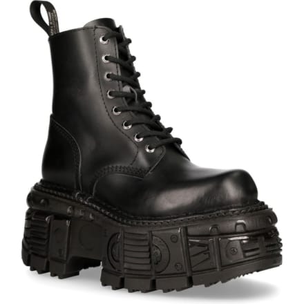 New Rock unisex militaire techno-platformlaarzen - M-MILI084N-S5