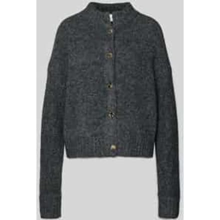 Relaxed fit gebreid jack met wol model 'Taura'