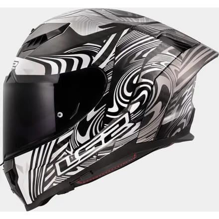 LS2 FF807 Dragon Enthum Zilver Integraalhelm - Helm