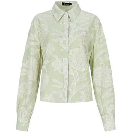 G-Maxx blouse Kimberly - Light Moss/Sand