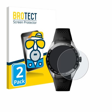 BROTECT - Screenprotector voor TAG Heuer Connected Calibre E5 (45 mm) - Folie Beschermfolie matte 2 Stuks