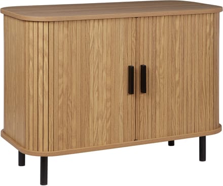 BRADLEY - Commode - Lichthout/Zwart - MDF