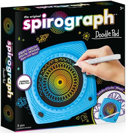 Spirograph creatief tekenblok - Doodle Pad voor kinderen en volwassenen.