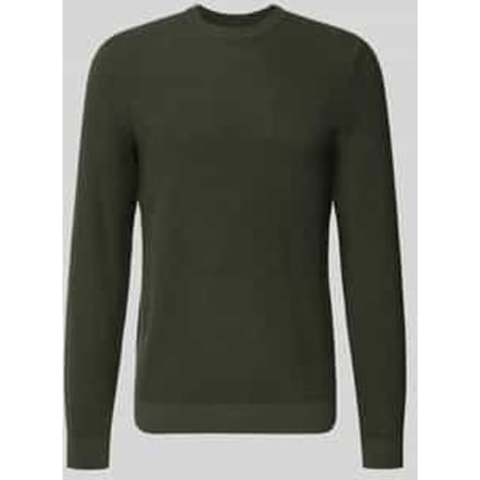 Gebreide pullover met ribboorden