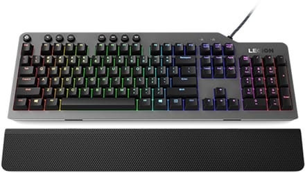 Lenovo Legion K500 toetsenbord USB QWERTY Amerikaans Engels Zwart, Grijs