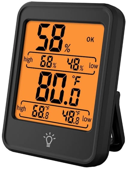 Draadloos Weerstation met Buitensensor, Digitale Klok en Luchtvochtigheidsmeter