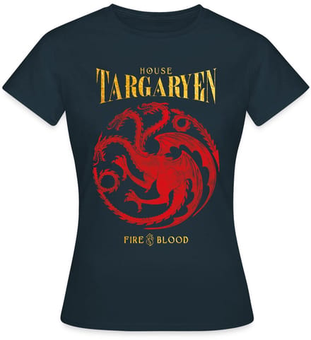 Game Of Thrones Huis Targaryen T-Shirt Dames