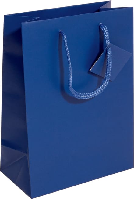 Sigel Cadeautas voor fles Met bodeminzetstuk en cadeaulabel GT504 Ultra-marijn-blauw, Mat Papier 17 x 23 cm. 1 stuk(s)