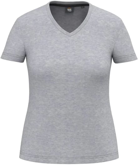 Duurzame V-hals antibacteriële t-shirt voor dames WK. Designed To Work