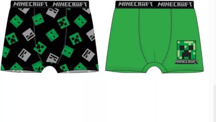 Minecraft Boxershort - 2 Stuks - Onderbroek - 10 Jaar