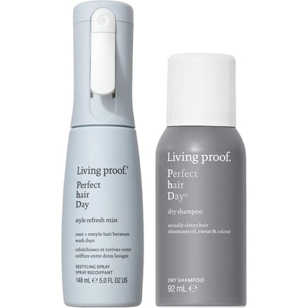 Living Proof Refresh & Revive Style Refresh Mist and Perfect Hair Day Dry Shampoo Duo