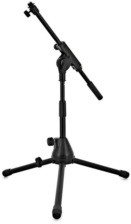 Lage Microfoonstandaard met Uitschuifbare Boom-arm