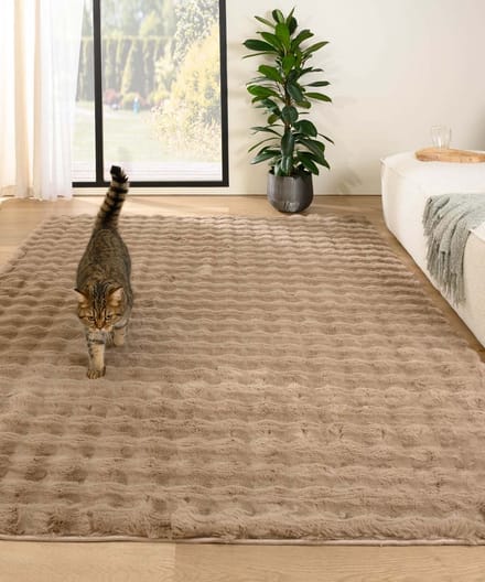 Fluffy loper - Cloud beige 80x250