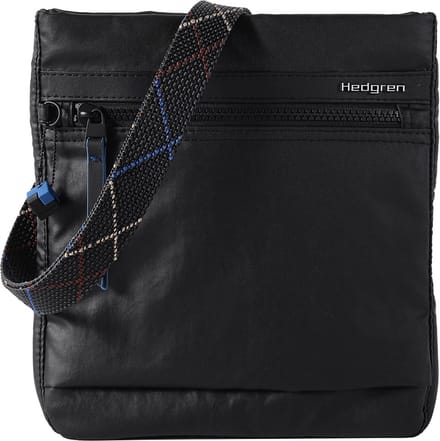 Hedgren Schoudertas Inner City Leonce Small Vertical Crossover RFID Creased Black Zwart